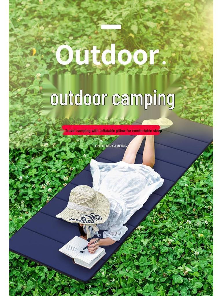 Thickened Waterproof Folding Sleeping Pad: Moisture-Proof Yoga and Nap Mat for Camping and Office Use
