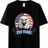 Unisex Freedom Bald Eagle Veteran T-Shirt | USA 250th Anniversary Patriotic Tee