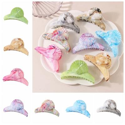 Acetic Acid Acetic Acid Barrettes Hair Grab Clip Acetate Shell Hair Claw  Women