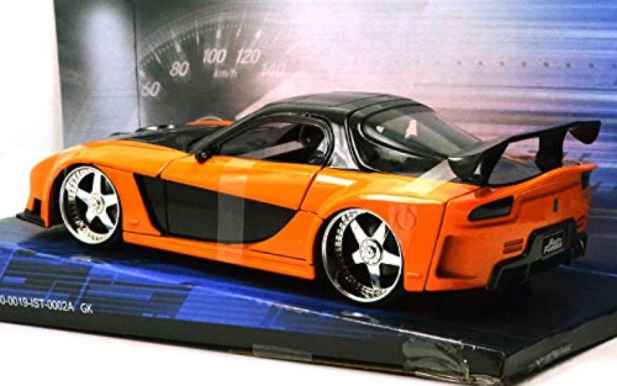 Jada TOYS SCALE FAST AND THE MAZDA Jada TOYS Scale and MAZDA 124 "THE FURIOUS" "HAN'S RX-7" 124 "Fast Furious" "HAN'S RX-7"