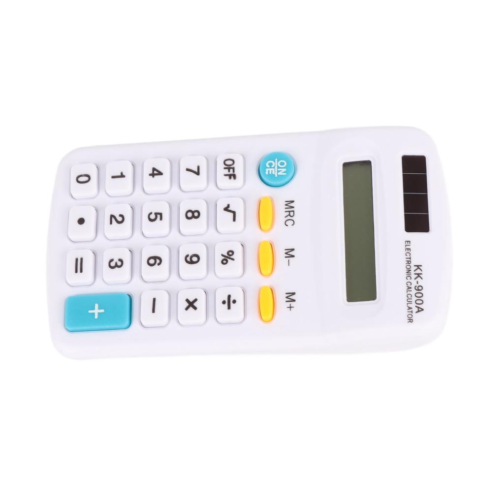   Calculators Handheld 8 Digit with LCD Display Sensitive Button Solar Battery Dual Power for   School Business