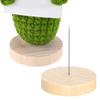 MultiPack Wooden Base Crochet Doll Holder Crochet Doll Stand 12Piece Set For Displaying Knitted Toy Felting Animals