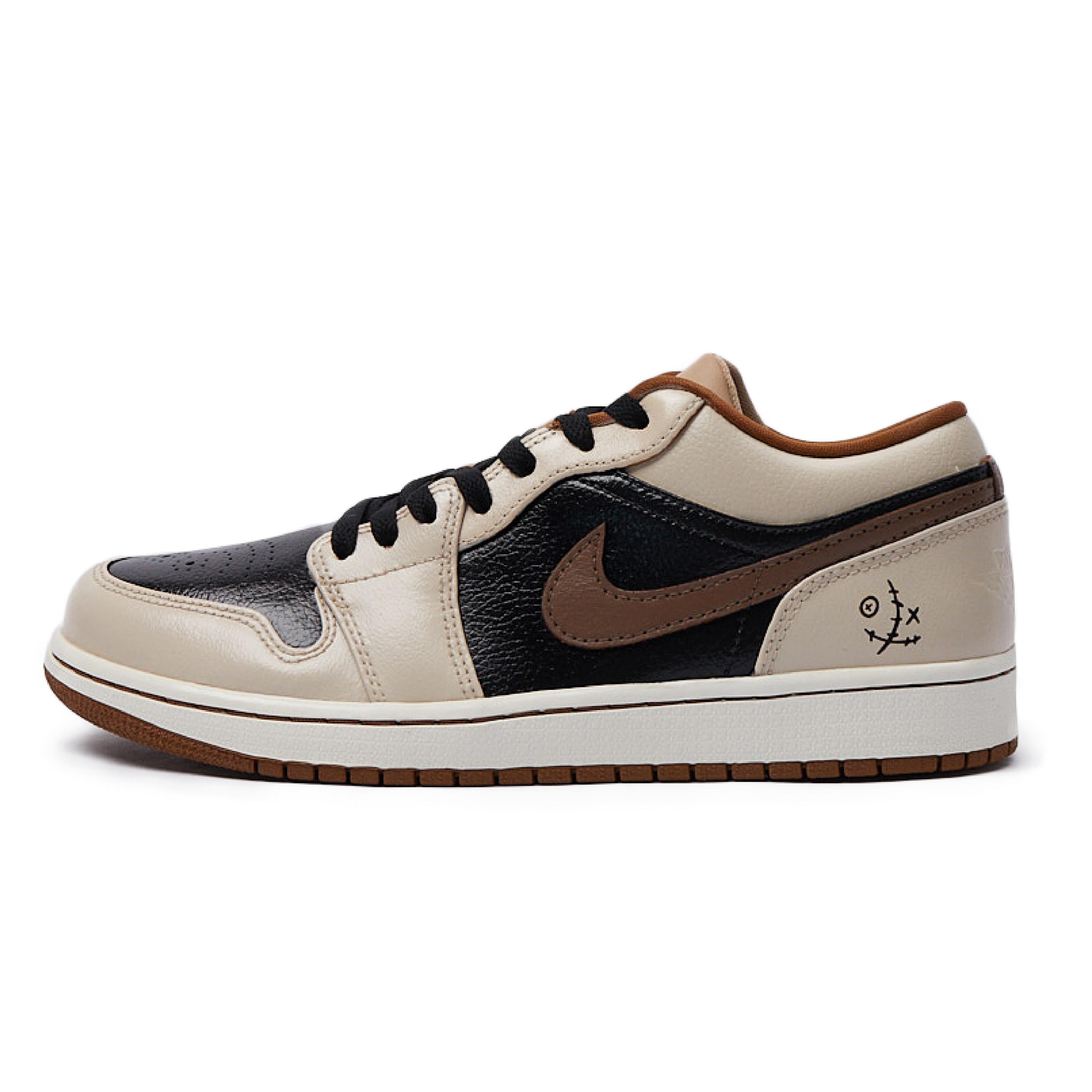

Jordan Air Jordan 1 Vintage Basketball Shoes Men s Low top Black/Brown HF5753-221(Team15-) 44.5