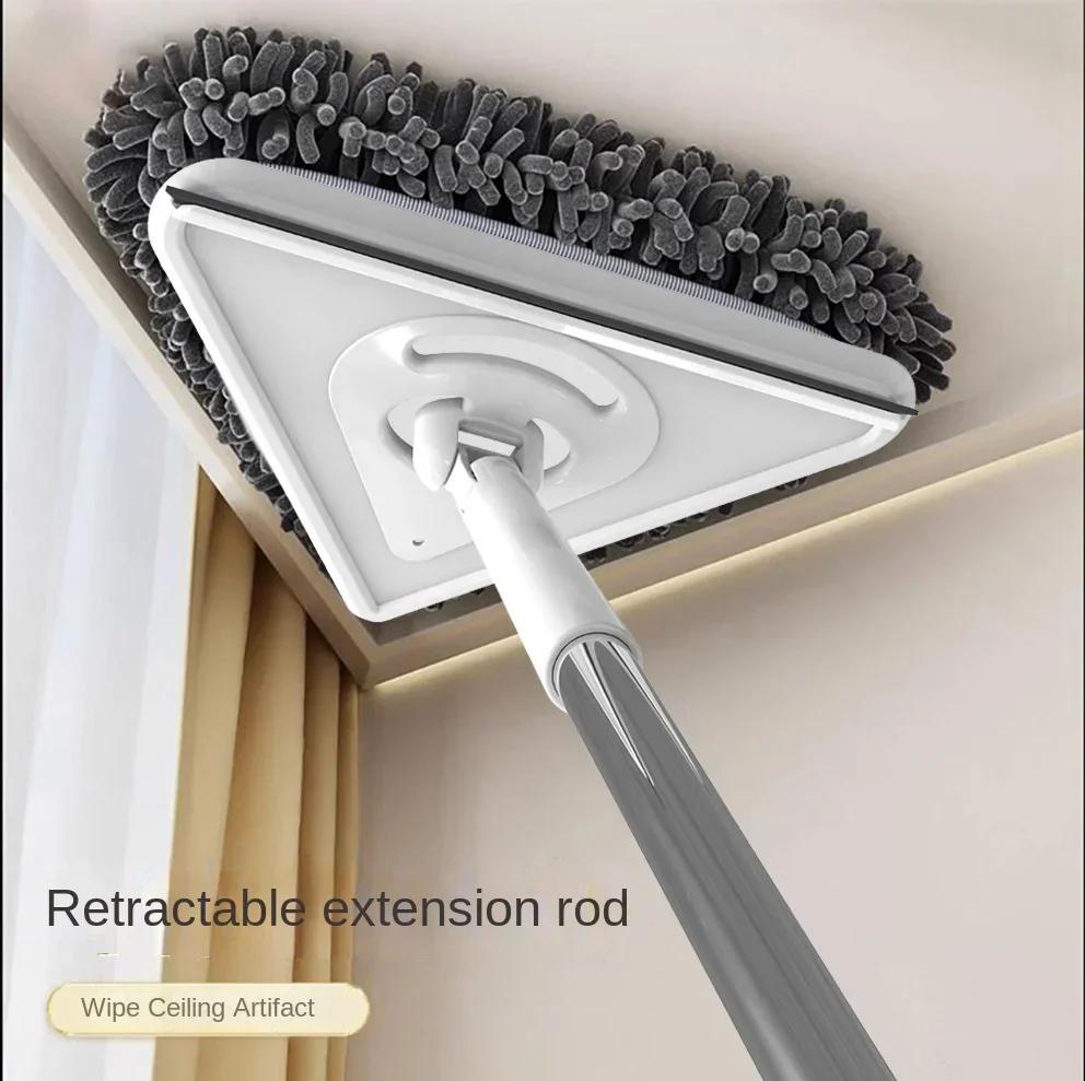 1PC Household Triangular Mop To Wipe The Glass Walls and Ceilings Cleaner God Mops Floor Cleaning Floor Mop Flat Mop Cleaning