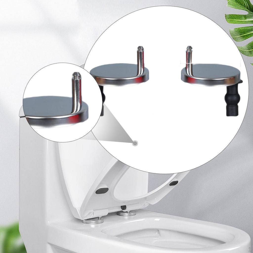 2 Pieces Quick Release Top Hinge Fixings Spare Parts, Soft Fitting for Home