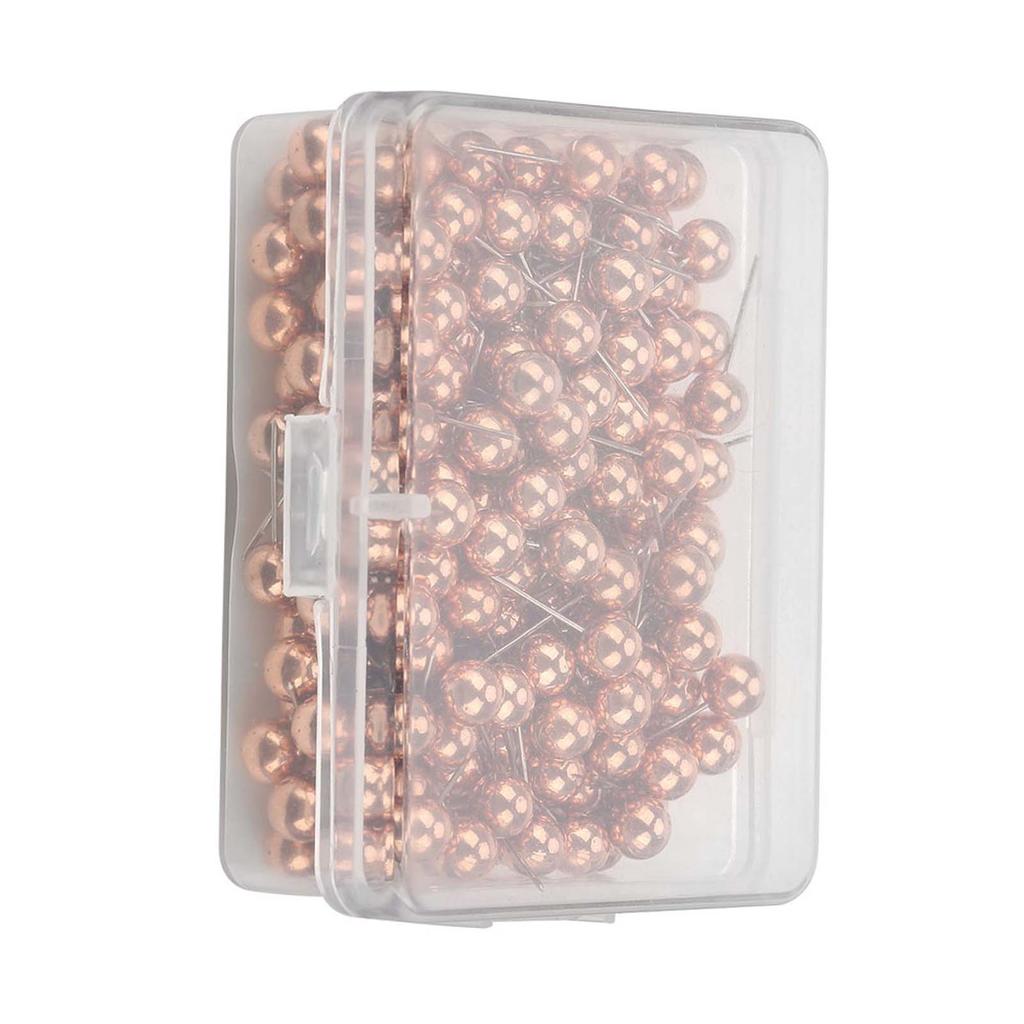 200pcs Round Ball Plastic Pushpin Thumbtack Pins Decorative DIY Tool