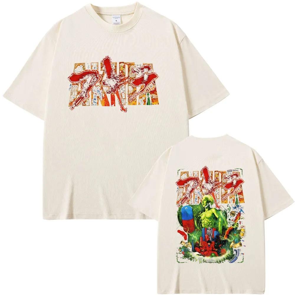 Japan Anime Akira T Shirt Japanese Science Fiction Cartoon Movie Shotaro Kaneda Tshirt Unisex Women Unisexga Retro Ocollar Tshirts