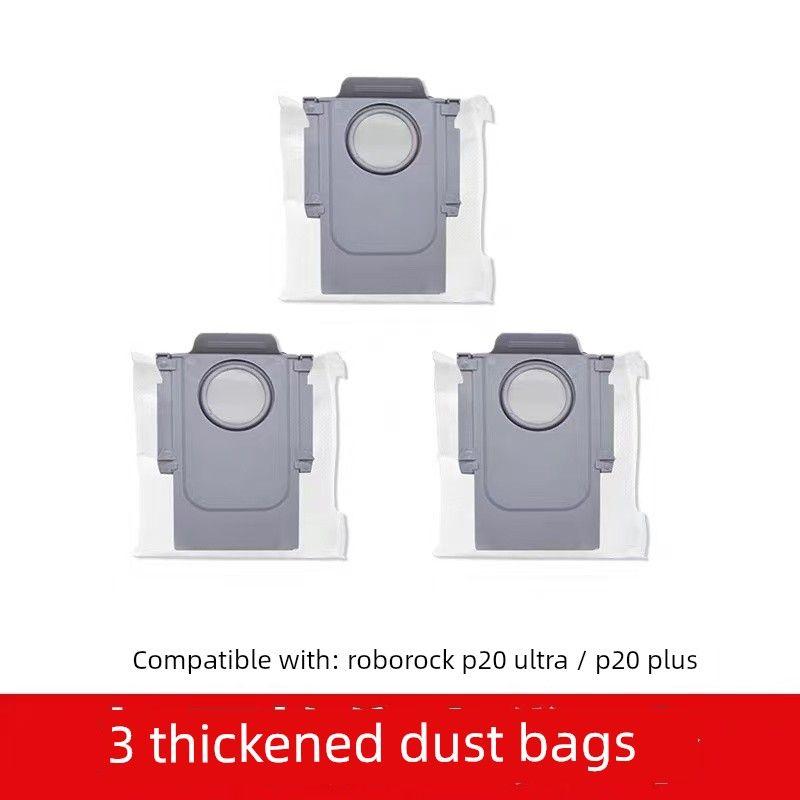 

With Stone Robot Cleaner Accessories P20ultra Dust Collection Bag plus Mop Rag Dust Collection Bag Consumables Mop [Upgraded and Thickened] 3 Dust Collection Bags