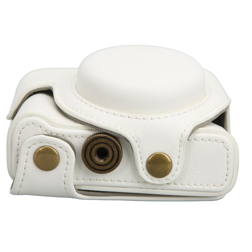 Camera Case Bag Anti Impact Curved Bottom Classic Simple Protective Camera Case for ZV1White