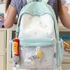 Schoolbag Wholesale New Schoolbag Japanese Ins Fresh Backpack Sweet and Cute Girl Student Versatile High-value Backpack