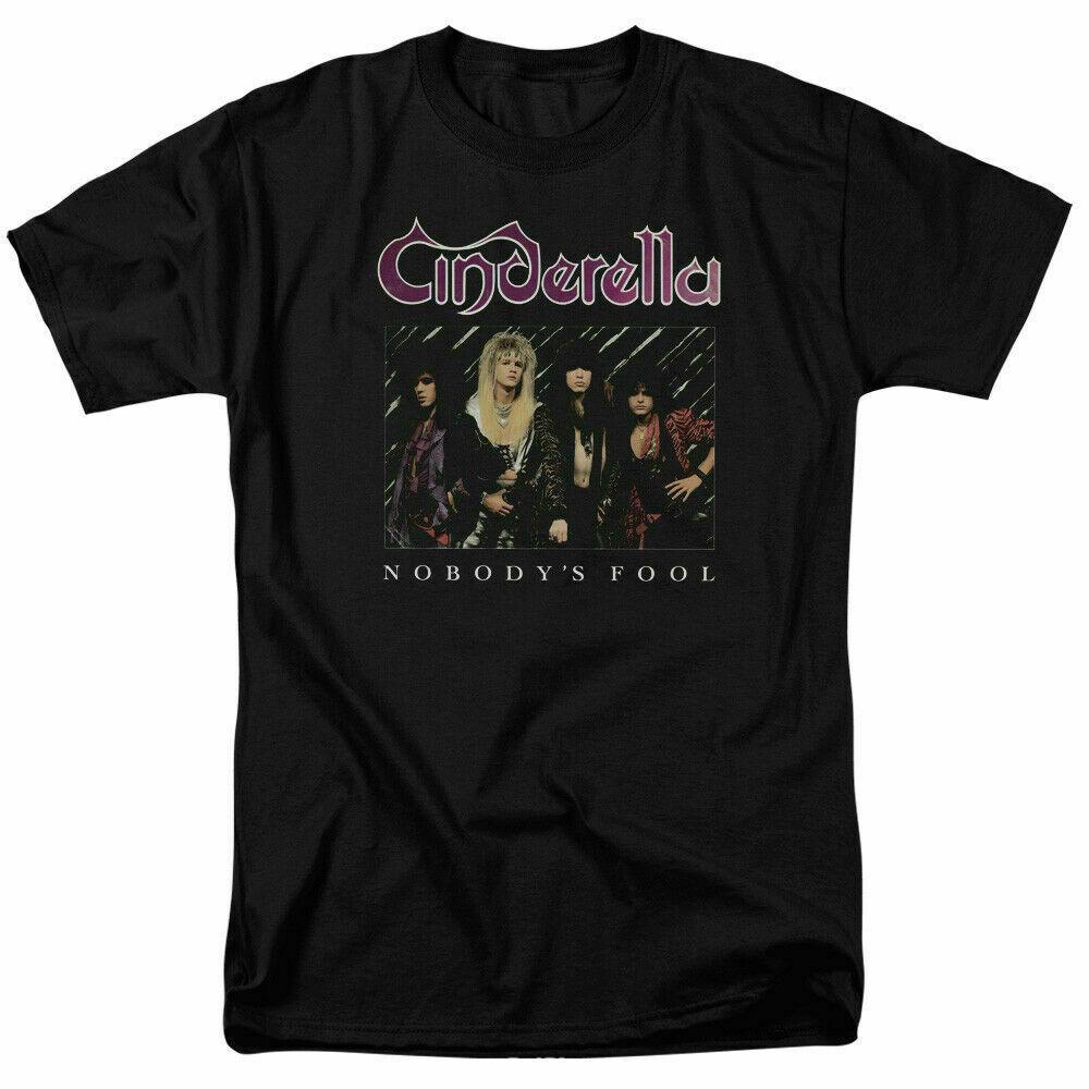

Cinderella Nobody s Fool T Shirt Licensed Rock n Roll Band Merch Music Black XXL