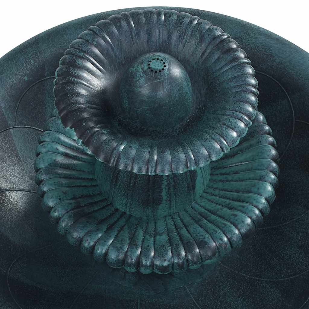 VidaXL Vogelbad mit Springbrunnen Grün 50×91 cm Kunststoff