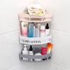 No Punching Required Seamless Wall Mounted Storage Rack Plastic Storage Rack for Organizing Kitchen Bathroom Wash Rack Bathroom