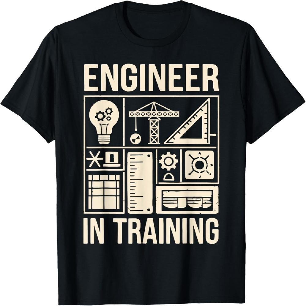 Инженер-стажер Будущий инженер Держащий инженерную футболку S