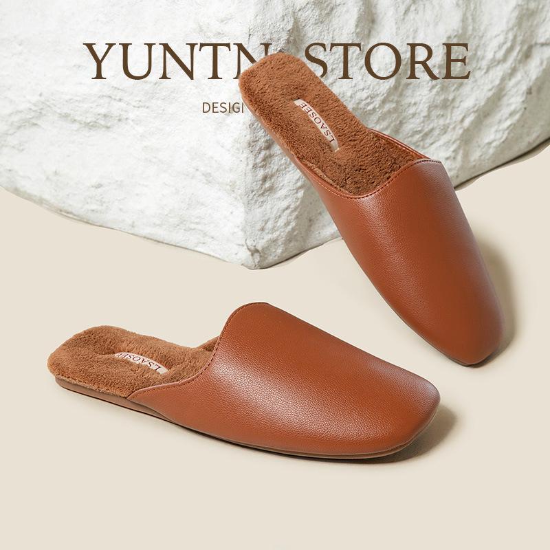 Waterproof Cotton Slippers: Non-Slip Sole, Velvet Lining, Unisex