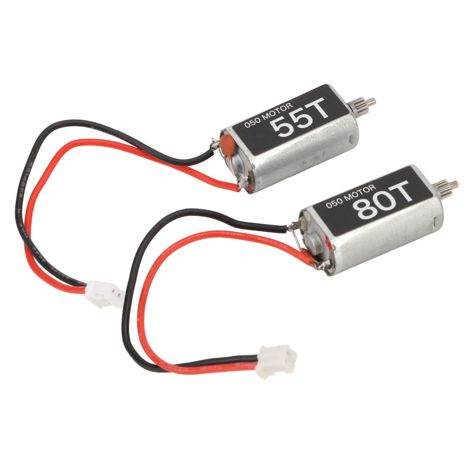 

55T 80T RC Motor High Torsion Brushed Motor Replacement for AXIAL SCX24 1/24 RGT RC Crawler Car