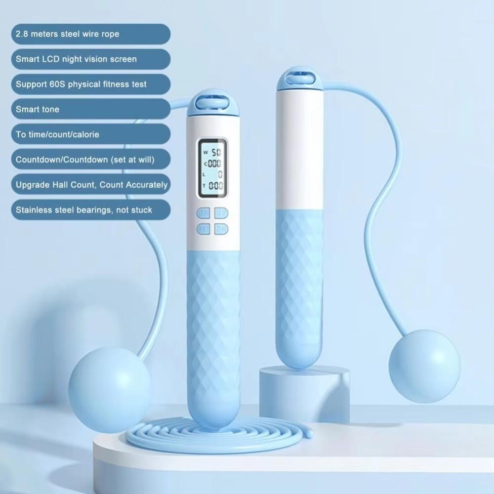 With Counter Ropeless Jump Rope Anti-Skid Digital Skip Rope Counting Skipping Rope  Children