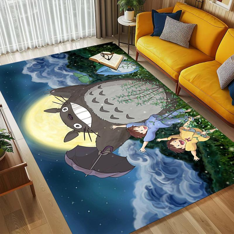 Neighbor Totoro Living Room Nonslip Area Rug Soft Carpet For Bedroom Game Playroom Sofa Office Home Decor Doormat Christmas Gift C9301619