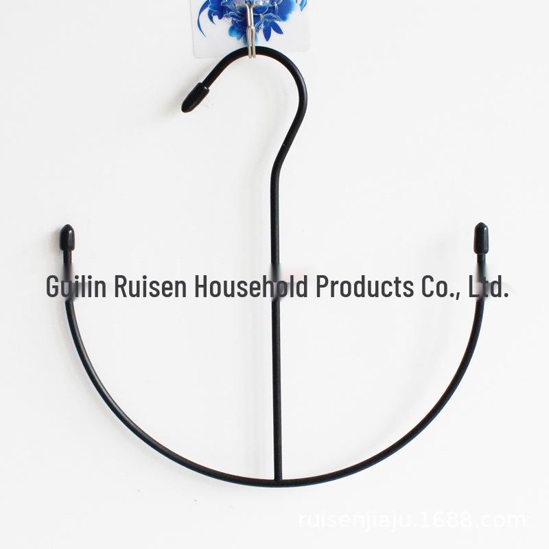 Multifunctional 6-Tier Pants Hanger with 8 Hooks & 10 Clips for Hats, Belts, and Underwear Storage