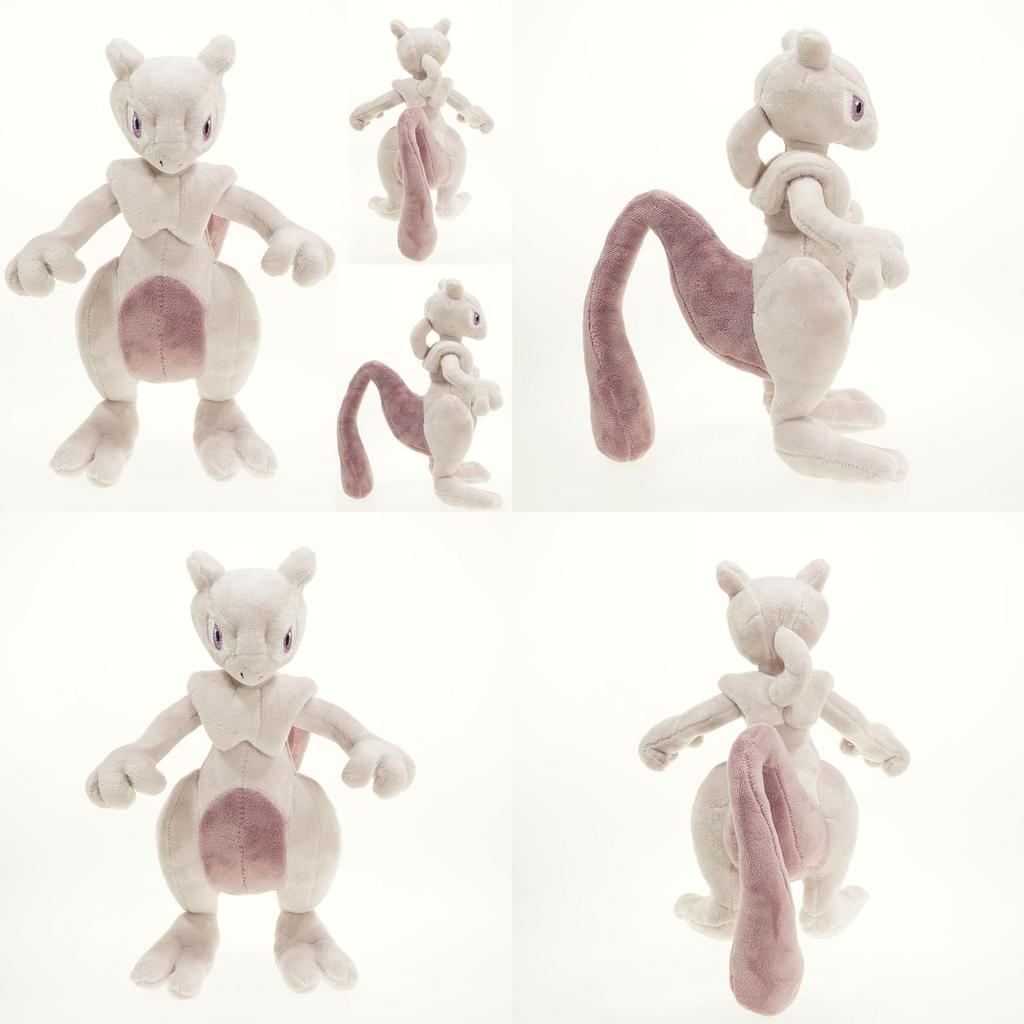 High Quality Pokemon Mega Mewtwo Plush Figure Soft Stuffed Doll Ideal Kids Gift