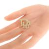 Dior Brooch Gold metal/Rhinestone Women