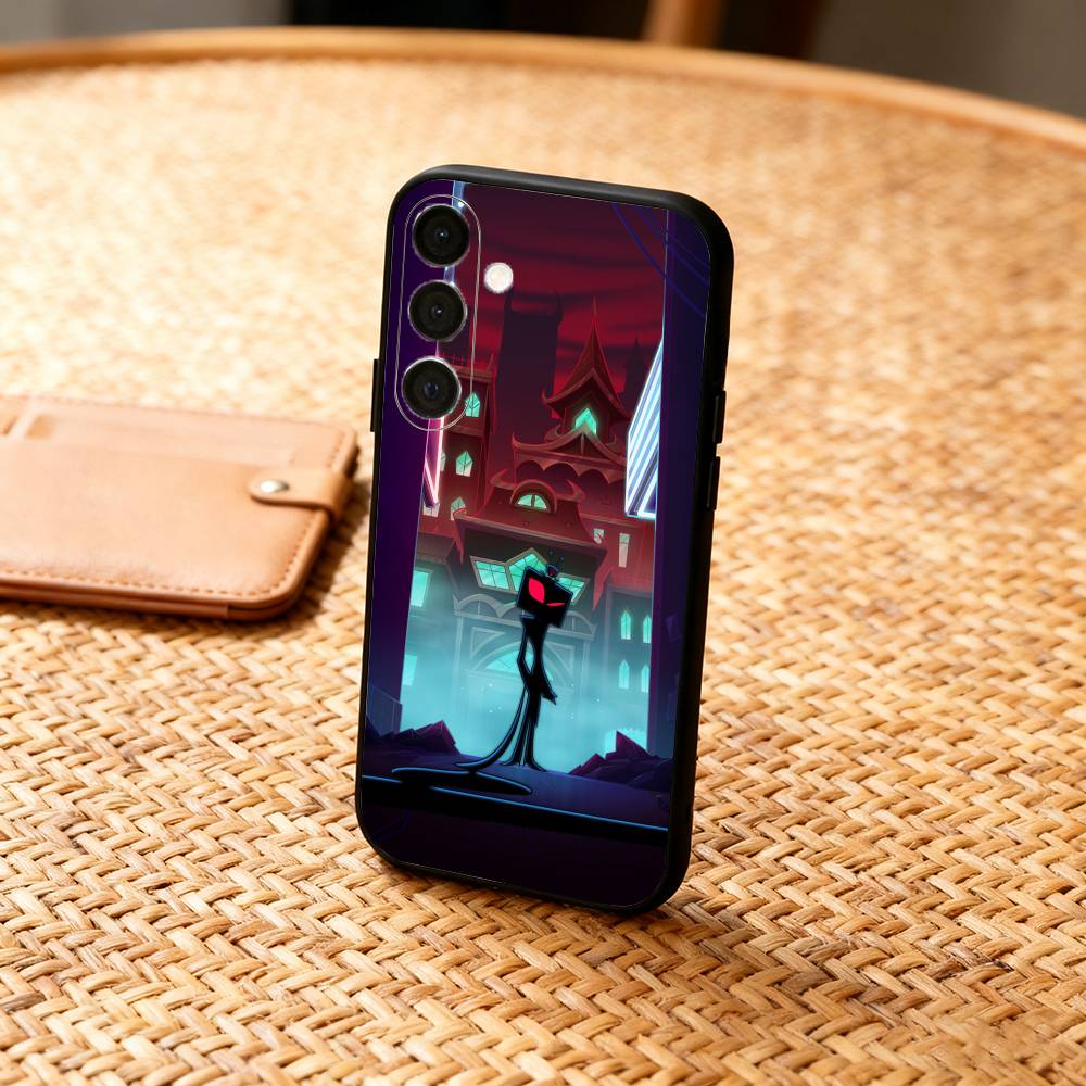 Epc H-Hazbin H-Hotel F-Fashion  Phone Case For Samsung  A73,A21s,A22,A31,A32,A52,A53,A71,A80,Soft Black Shell