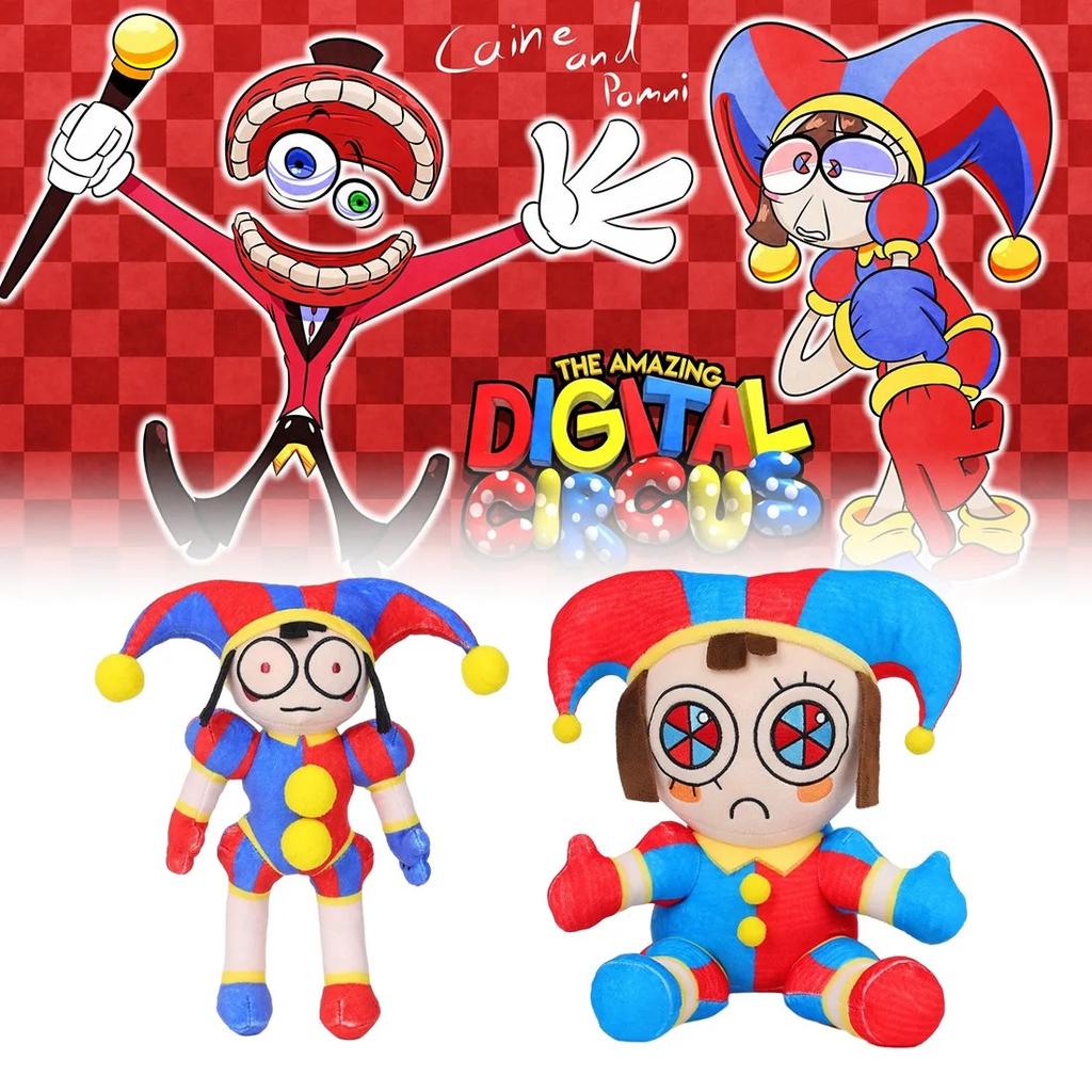 Neu Der Erstaunliche Digitale Zirkus Plüsch Clown Ragatha Pomni Cartoon Jax Puppe Joker Plüsch Weiches Kuscheltier Sofa Dekorieren Weihnachtsgeschenk