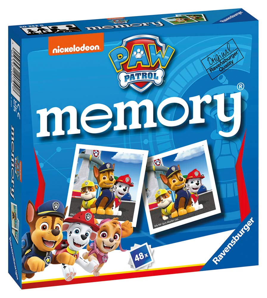 PC Game Ravensburger Paw Patrol Mini Memory Game Matching Picture Snap Pairs Game For Kids Age 3 Years and Up -