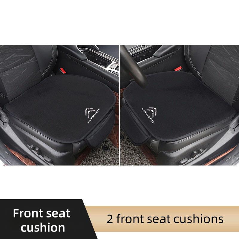 Car Seat Cushion Non-Slip Cover Flannel Velvet Plush for Citroen C3 C4 C5 Aircross C3-XR berlingo jumper saxo ë-C3 c5 Accessory aik256