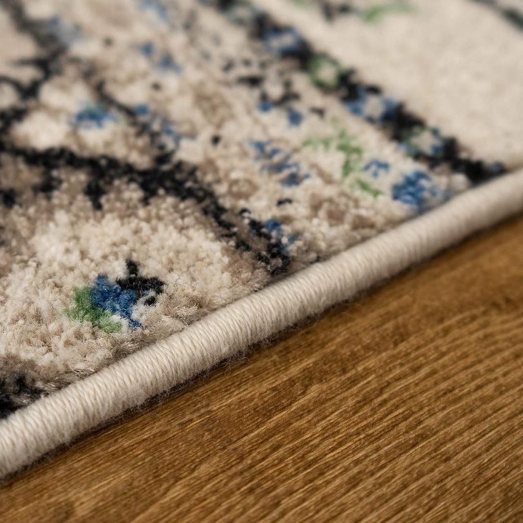 sayang sayan Kilim Pattern Geometric Doormat Indoor Preli 67x120 Gray Wilton Weave