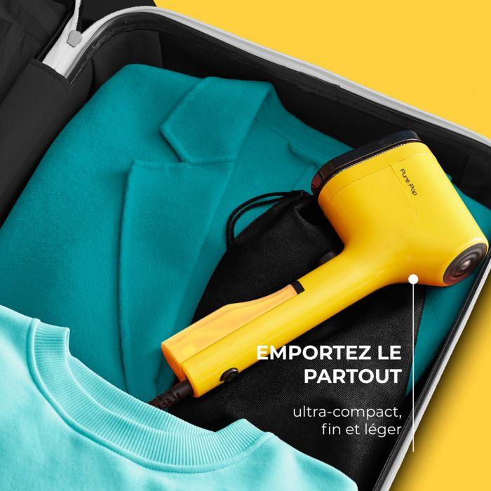 Calor Pure POP Défroisseur, Débit Vapeur 20g/min, 1300 W, Réservoir D'eau 70 Ml,prêt En 15 Secondes, Autonomie 4 Minutes