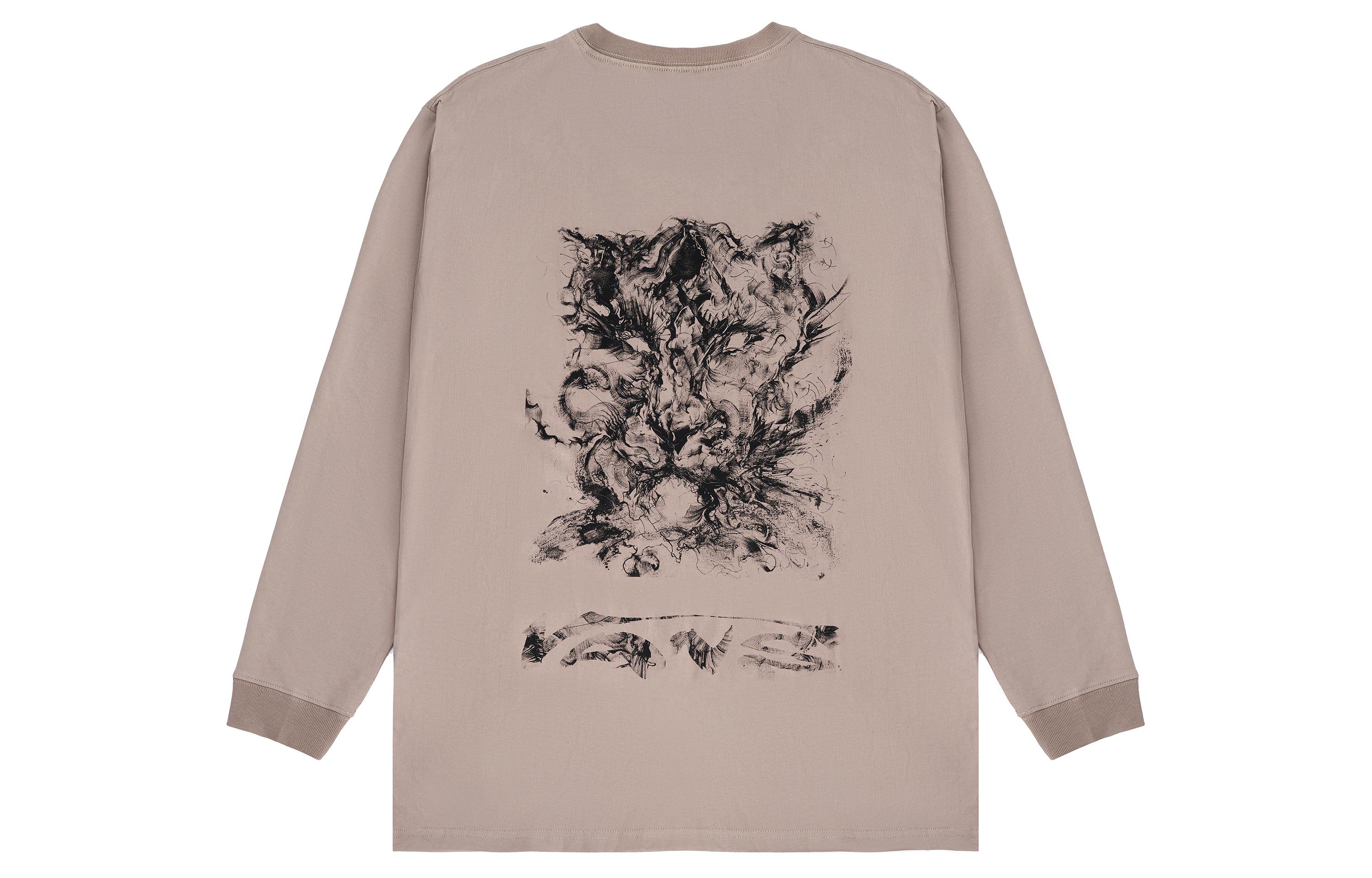 Vans Tiger Collection T Shirts Unisex Camel Crew Neck Moderate VN0A7YI1YEH S