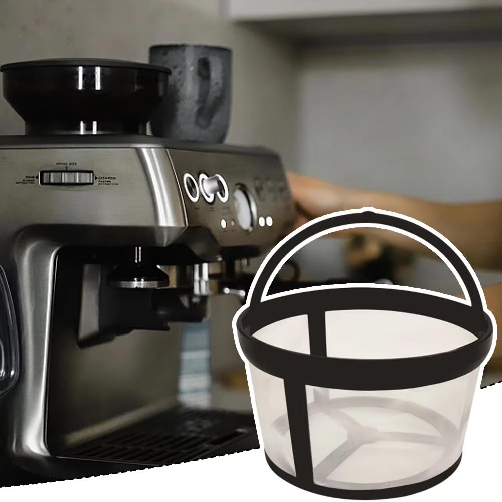 2Pcs Stable Basket Coffee Filter Coffee Strainer for 4/6/8 Cup Coffeemakers Reusable Coffee Machine Strainer Mesh Brewer Tool