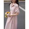Demana Cloud Cotton Elegant Spring Dress with Floral Petal Sleeves