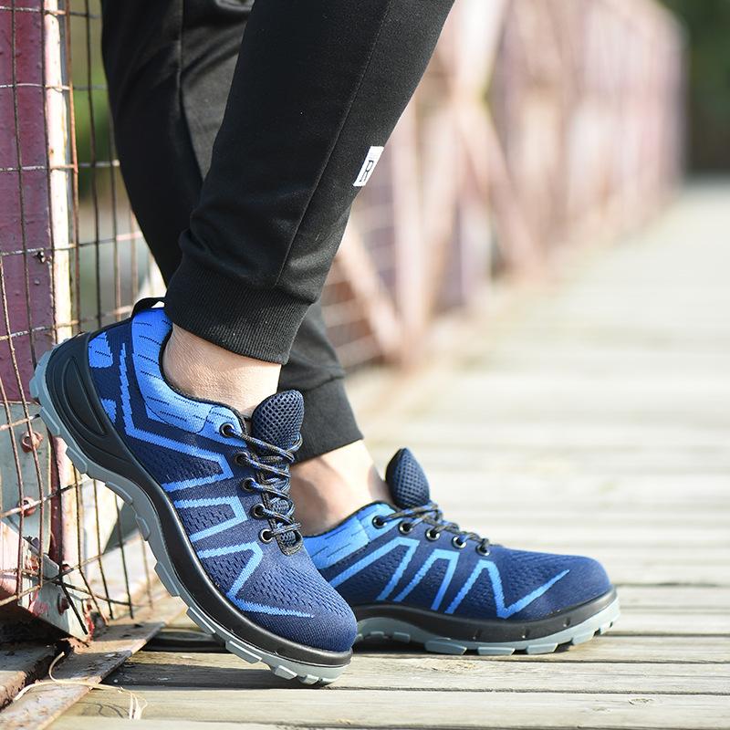 Labor Insurance Shoes Men, Steel Baotou Anti-smashing and Anti-piercing Protective Work Safety Shoes