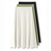 2024 Summer Women's High Waist A-Line Midi Skirt
