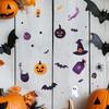 Halloween Night Decorative PVC Stickers - Self-Adhesive for Festive Events