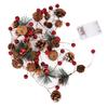 6.5ft Christmas String Lights Decoration Pinecone Berries Fairy LED Lights for Indoor and Outdoor