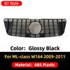 Front Mask Grille Bumper Grill Hood Mesh Modification For Mercedes Benz ML W164 2005-2011 GT Diamond Style Tuning Accessories