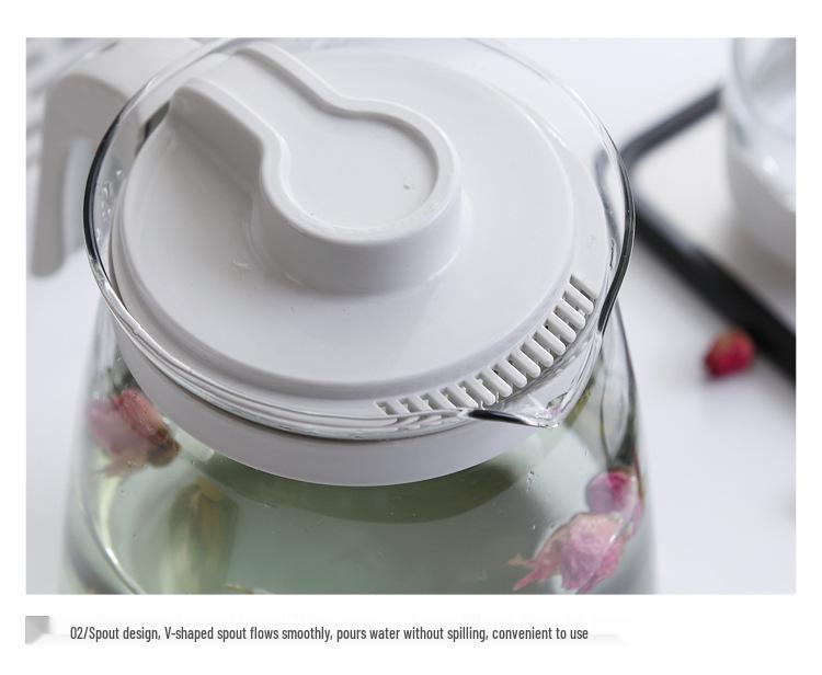 High Temperature Glass Pitcher Set: Nordic Iced Water, Fruit Teapot, Beer, and Cold Brew Pitcher with Scale.