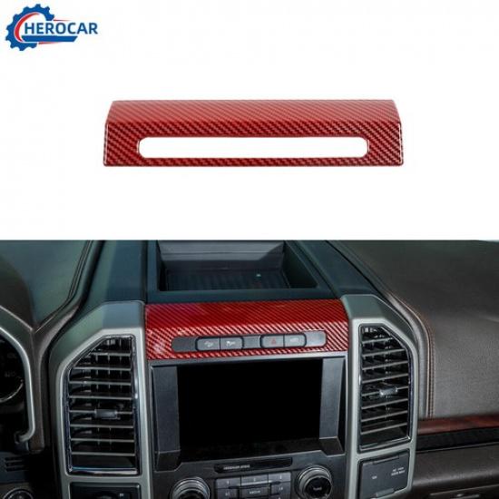 Emergency Light Switch Button Panel Cover Frame Trim for Ford F150 2015- ABS