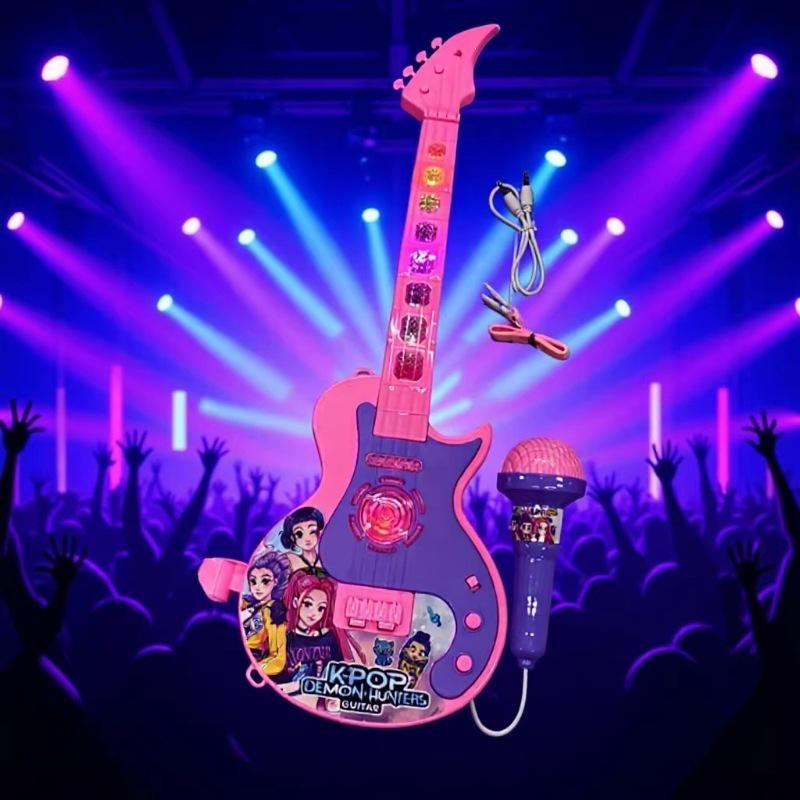 K-pop Kids Colorful Lights & Sound Toy: Mobile & MP3 Compatible for Early Education, Singing & Dancing.