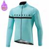 Morvelo-Thermal Fleece Cycling Jerseys Set for Men, MTB Bike Clothes, Warm Bicycle Clothing,2026 Velvet Warm Cycling Suit Set