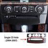 Fibră de carbon pentru interiorul mașinii pentru climatizare centrală CD panou capac ornamente autocolante pentru BMW Seria 5 E60 2004-2010 