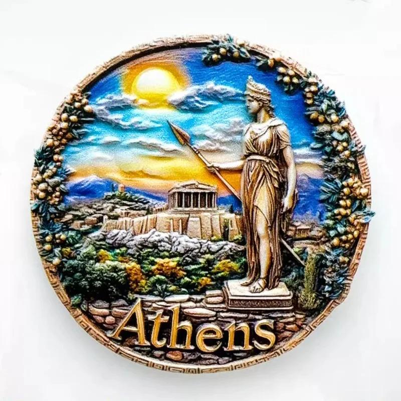 

Greece Souvenirs Athens Fridge Stickers Parthenon Santorini Fridge Magnets Home Decoration Wedding Gifts