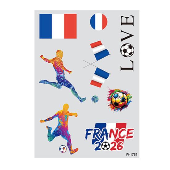 Glow Soccer Tattoos, Waterproof Temporary Freckle Stickers, Football Fan Body Art for Game Day, Night Party Makeup