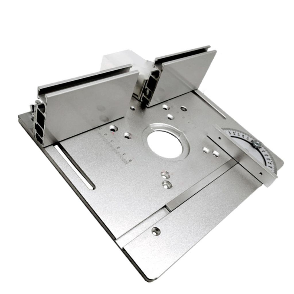 Router Table Insert Plate 2 in 1 Woodworking Bench Flip Board for Electric Routing Trimming Machine
