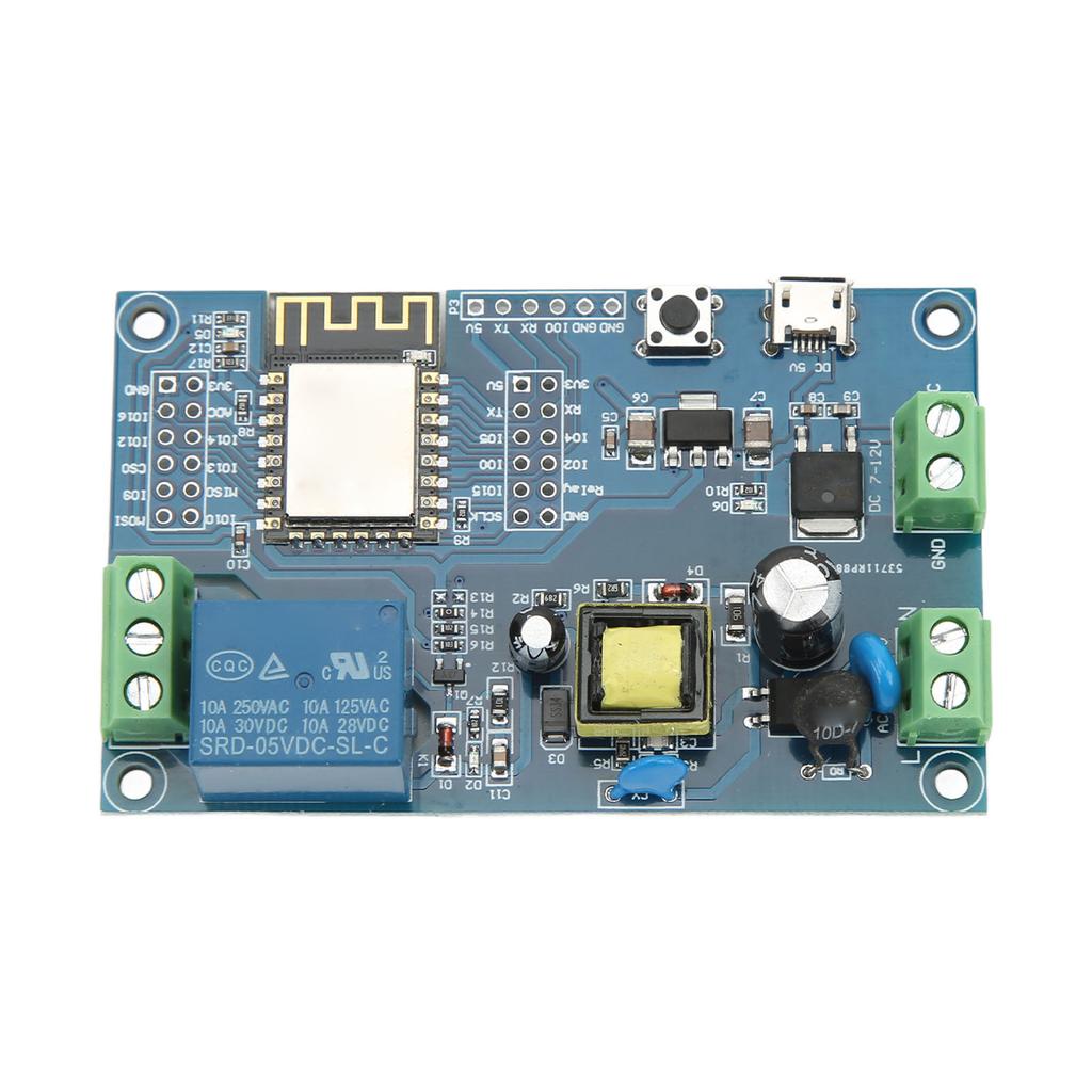 Relay Module 1 Channel WiFi Development Board AC 90‑250V DC 7‑12V USB5V for ESP8266