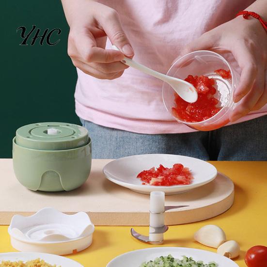 Kitchen Supplies Electric Garlic Press Wireless Water-proof Plastic Simple Gadget Operation Meat Grinder Tools Blender