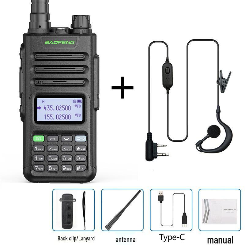 BAOFENG UV13Pro High-Power Dual-Band Walkie-Talkie with Type-C Charging